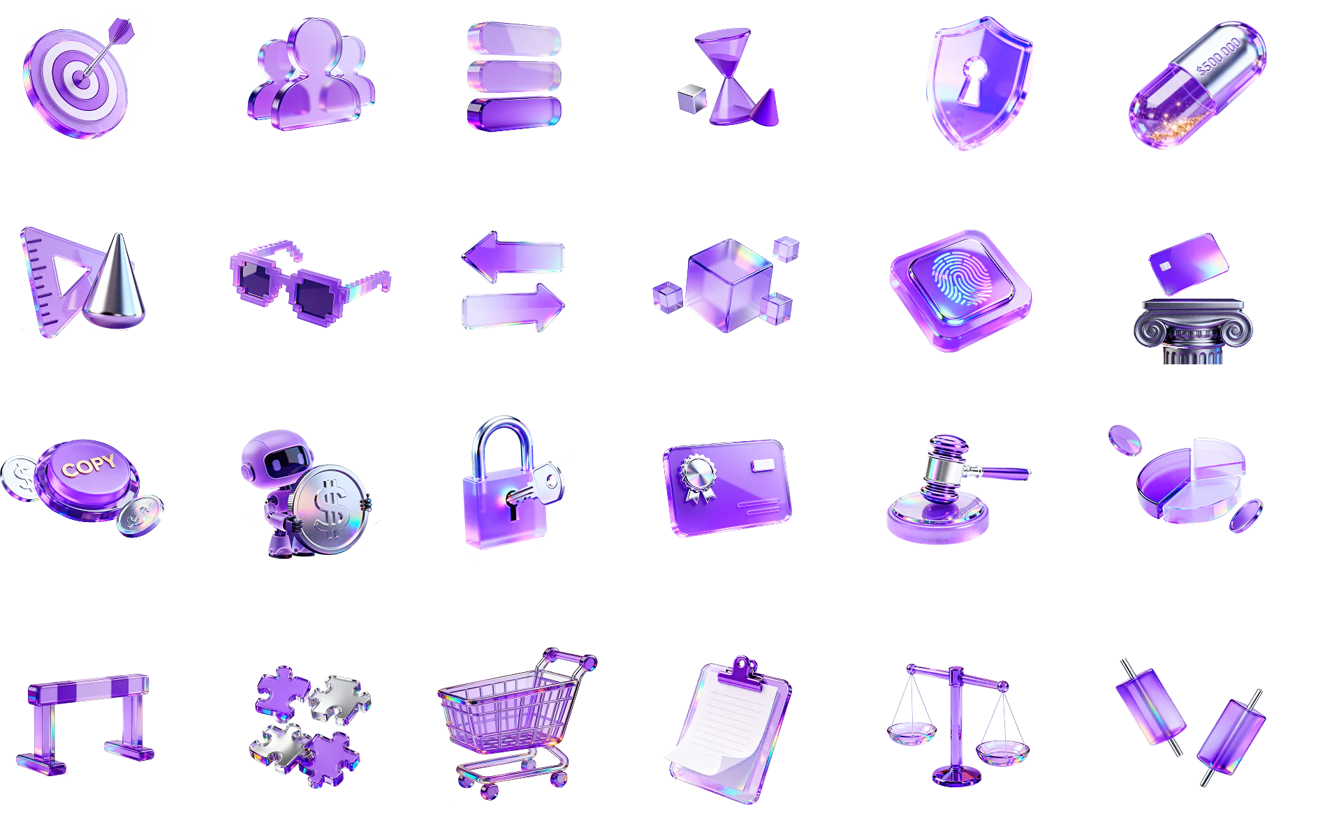 RockFlow 3D icon asset library